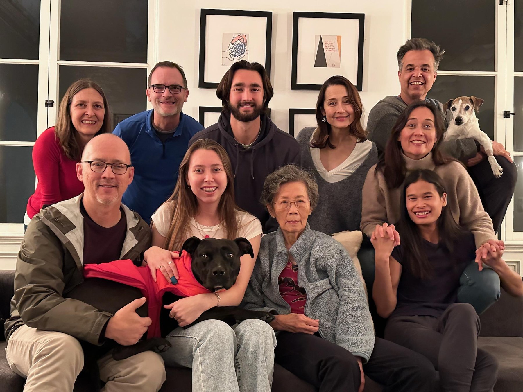 Multigenerational family gathering