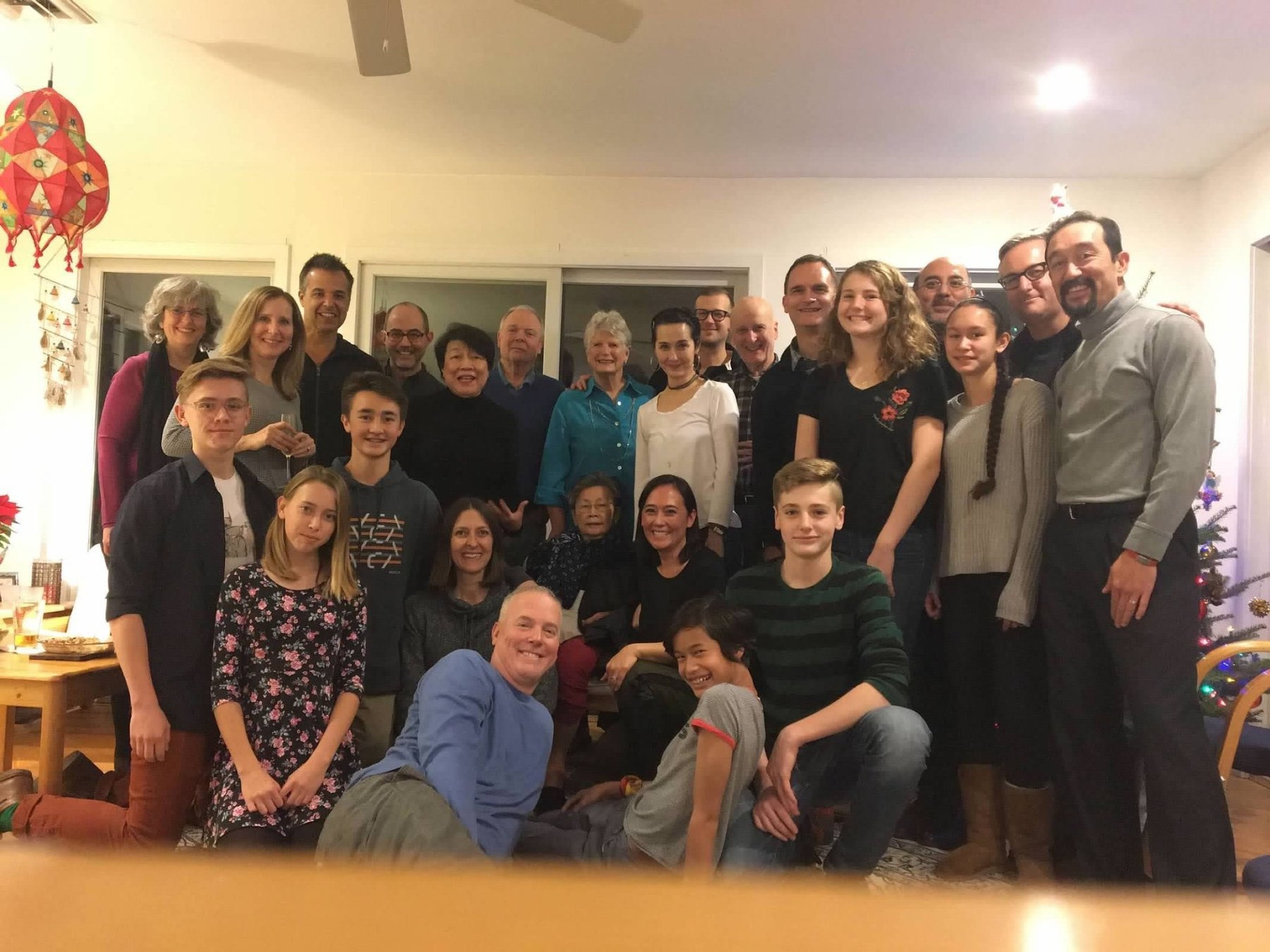 A large family gathering