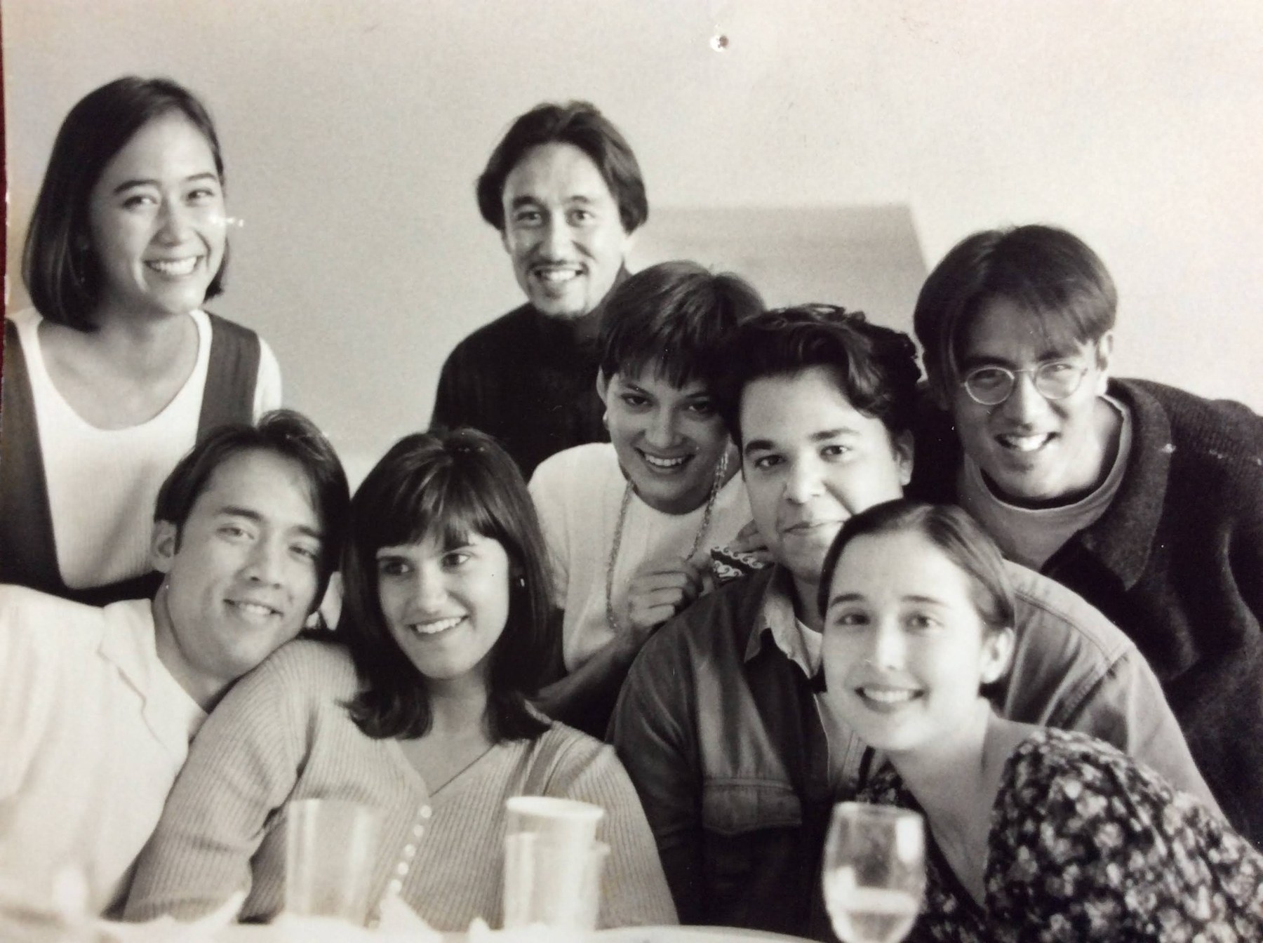 Lisa with longtime friends
