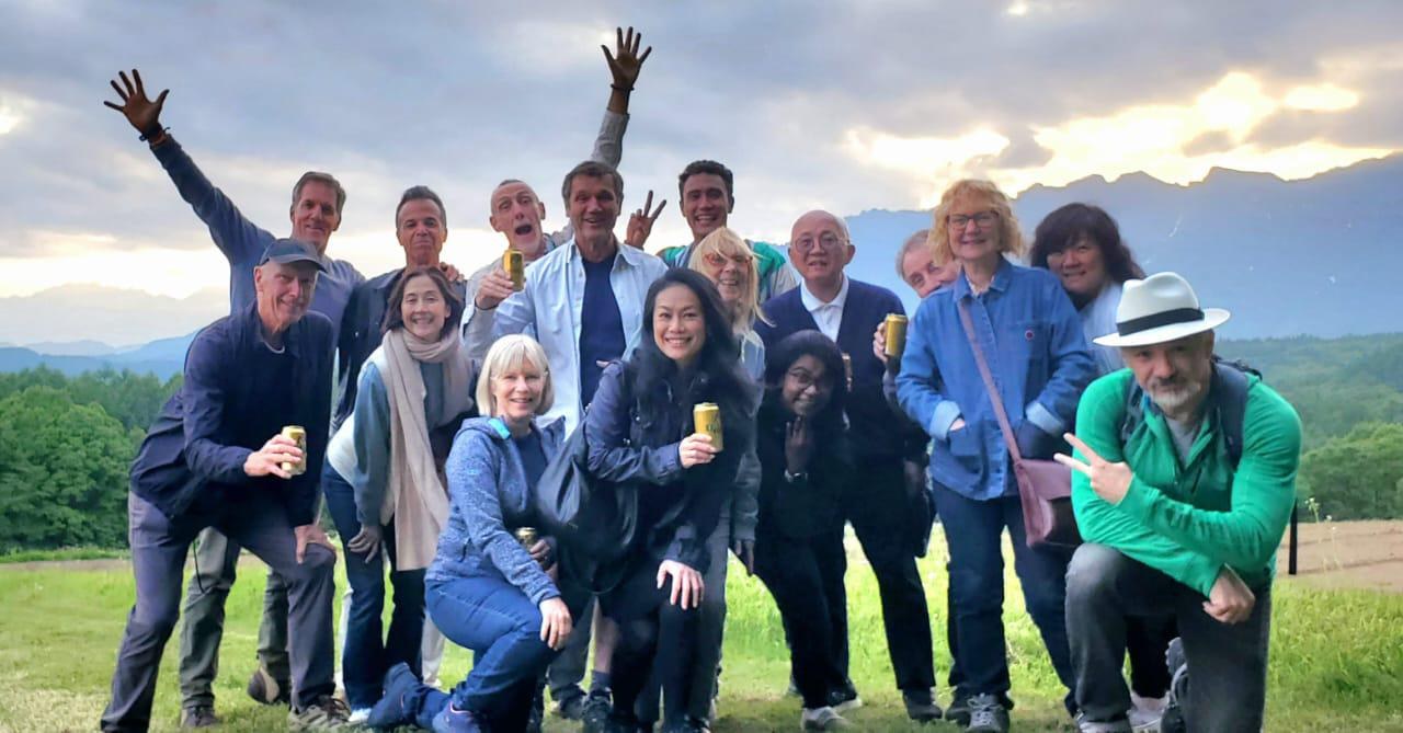 A large outdoor group photograph