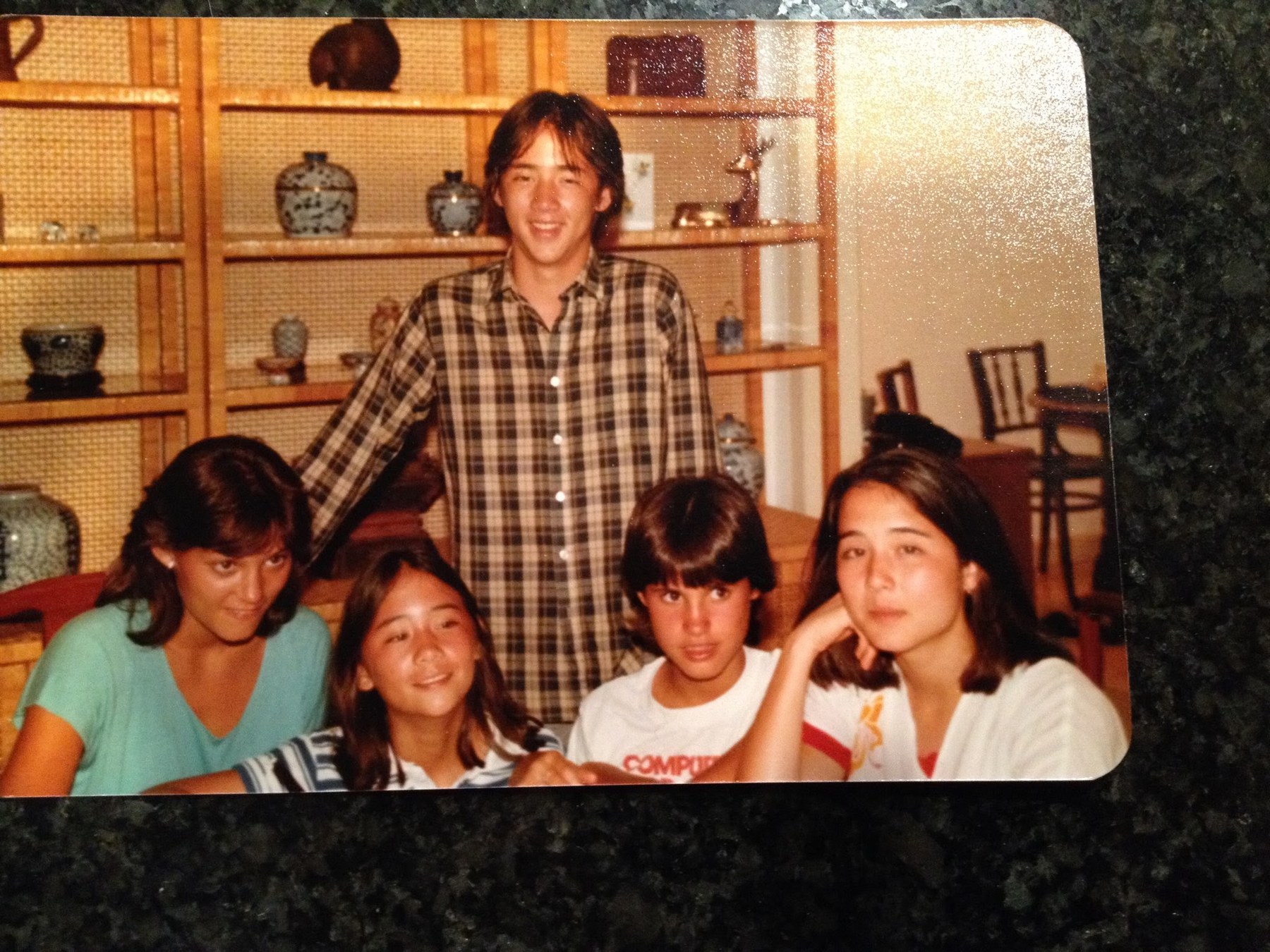 A youthful family photograph