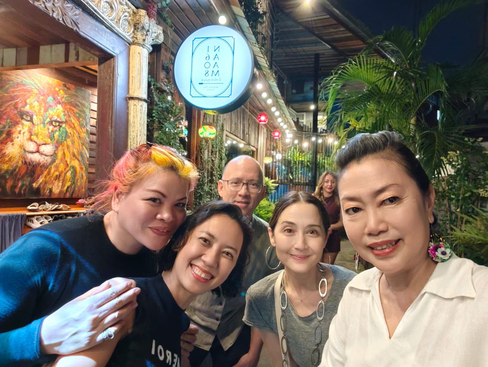 A group photograph taken in Thailand