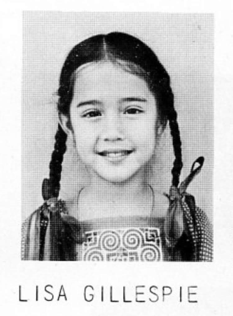 Lisa as a young woman