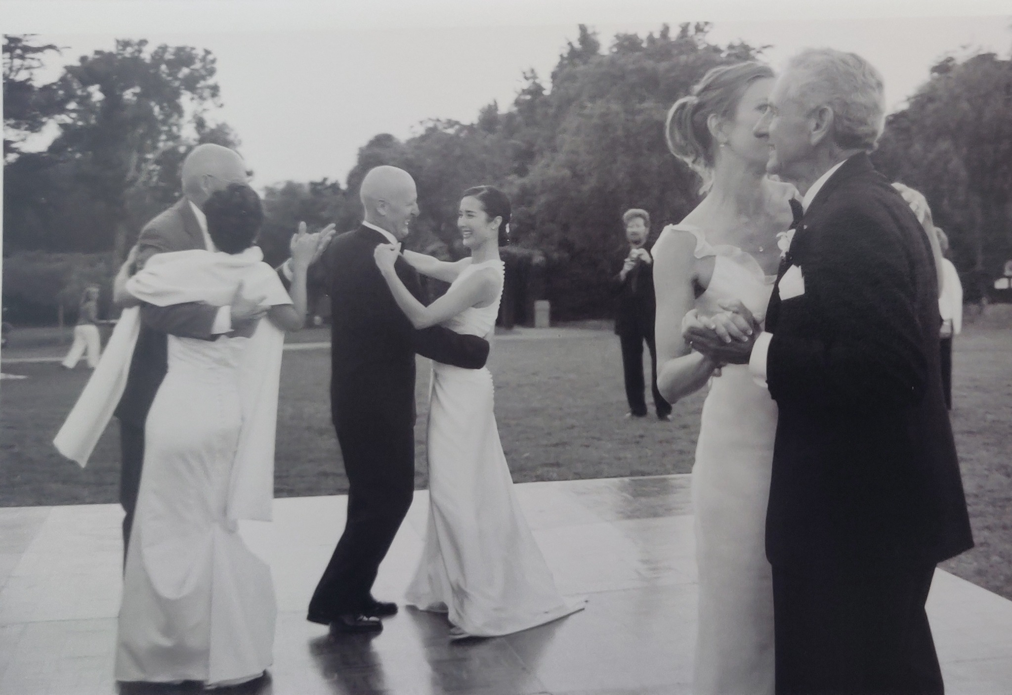 Dancing at a wedding